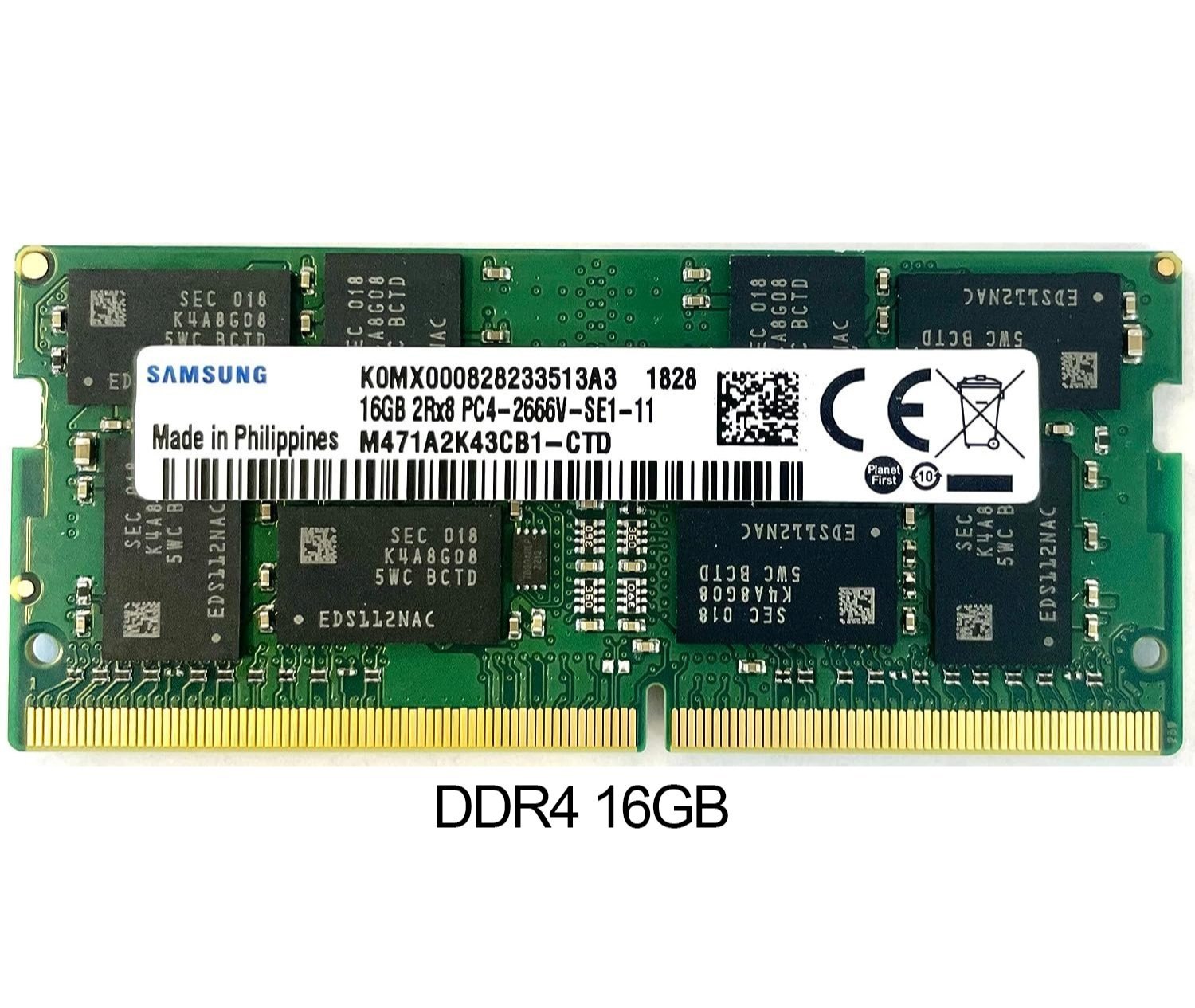 Samsung 16GB DDR4 3200MHz Laptop RAM (SO-DIMM)