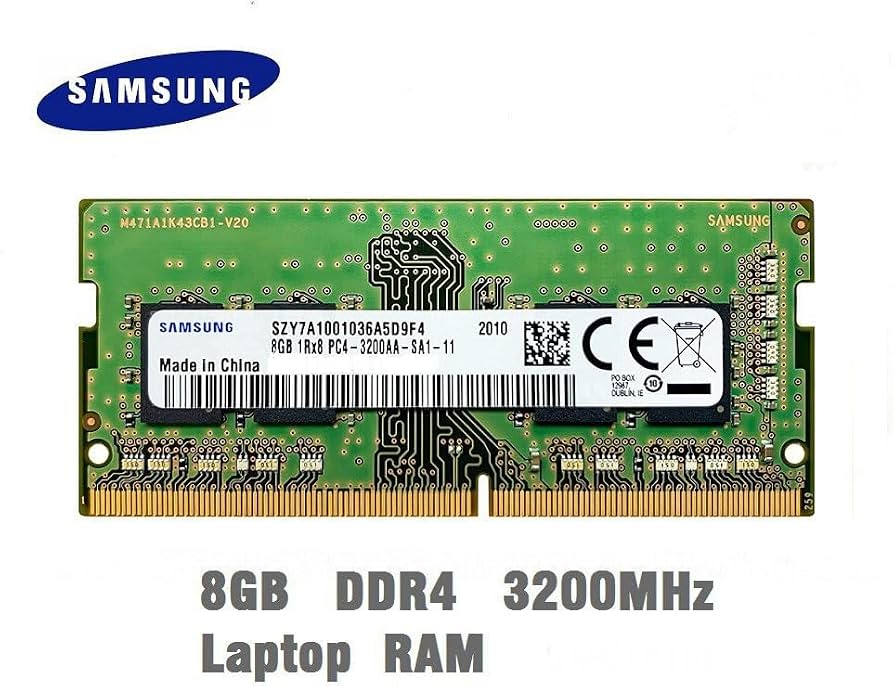  رام سامسونج 8 جيجابايت DDR4 للابتوب